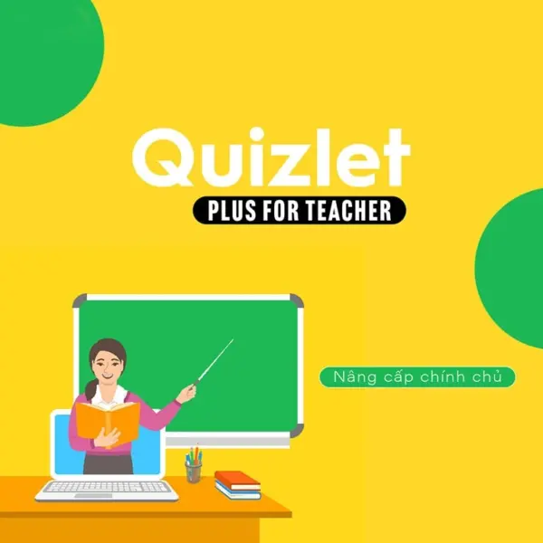 Nâng cấp Tài Khoản Quizlet Plus 1 Năm Chính Chủ